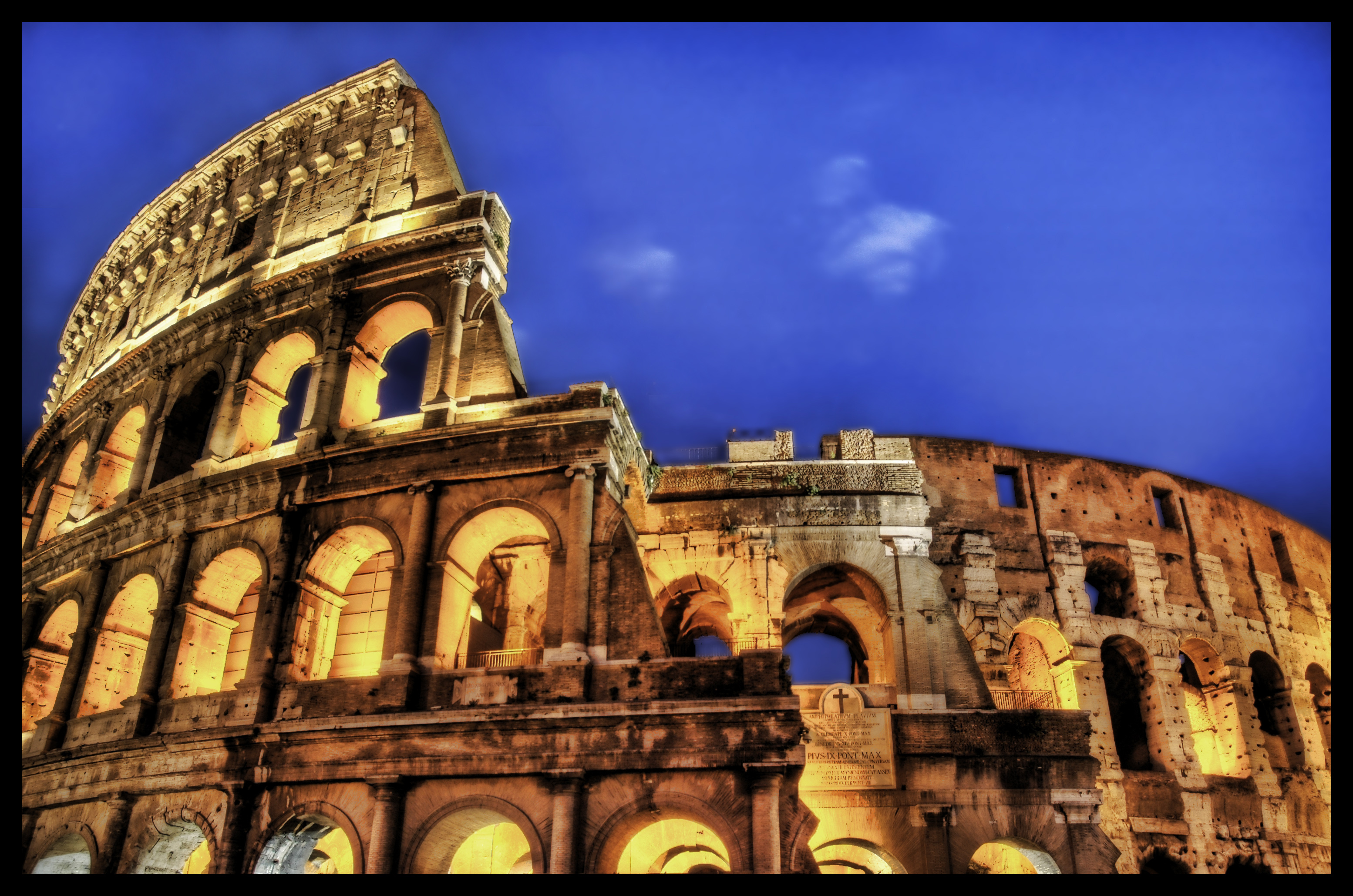 Colosseum at night